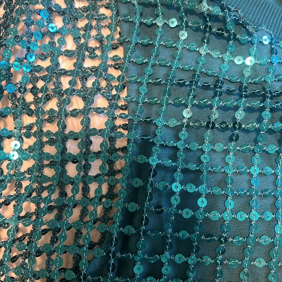 Anthropologie Tank Lined Sequin Top - Picture 4 of 4